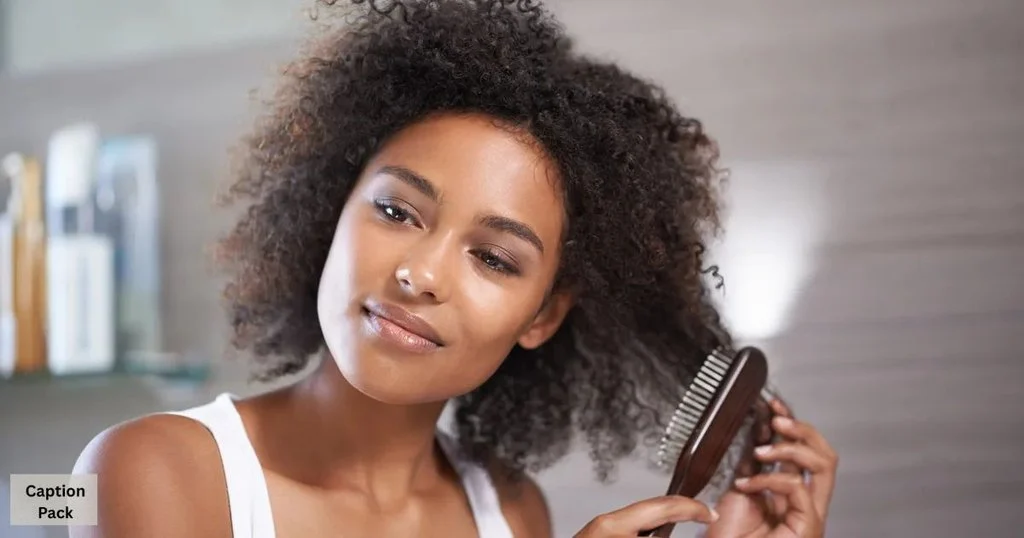 Beautiful Curly Hair Captions