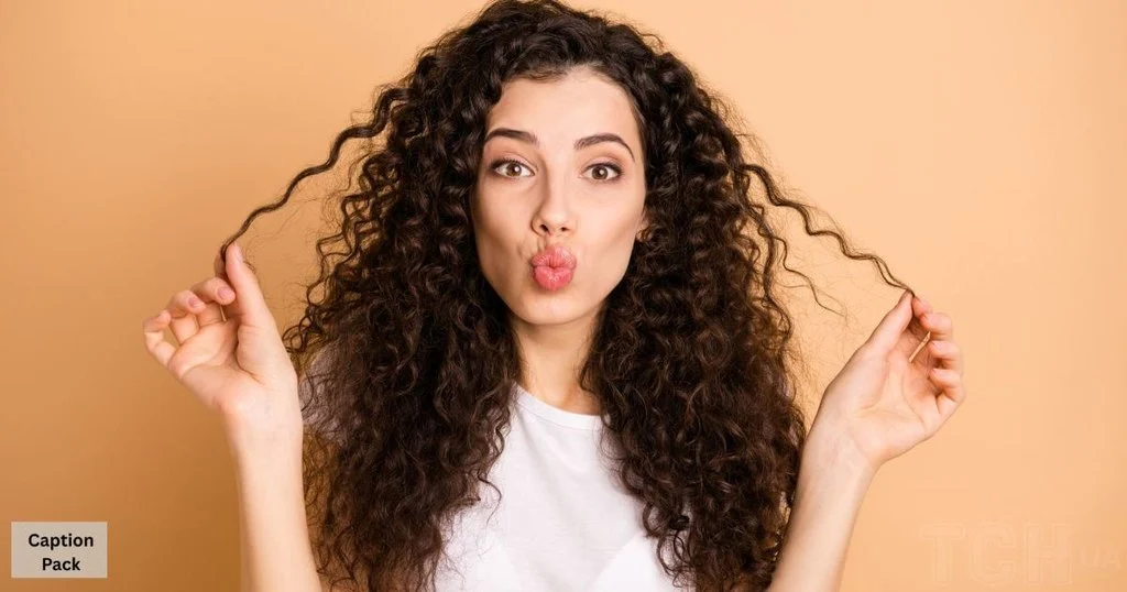 Curly Hair Captions