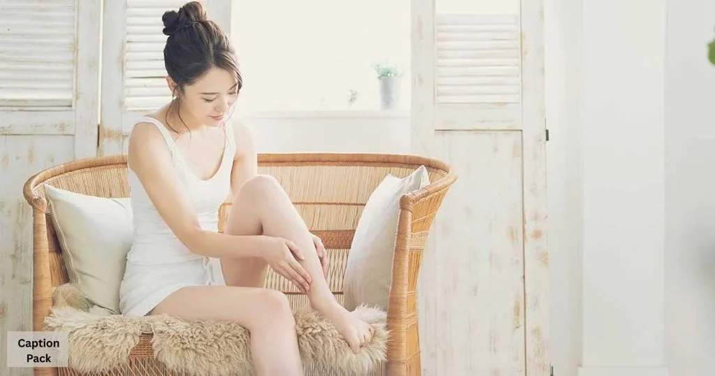 Relaxing Feet Captions