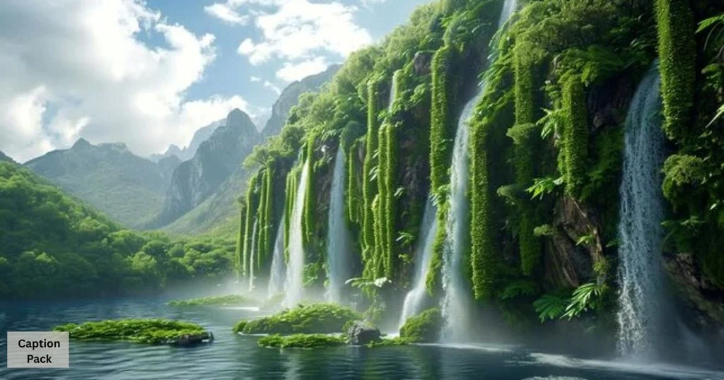 Waterfall Captions For Facebook