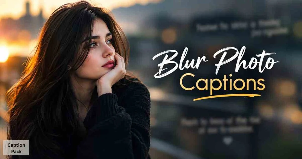 Blur Photo Captions