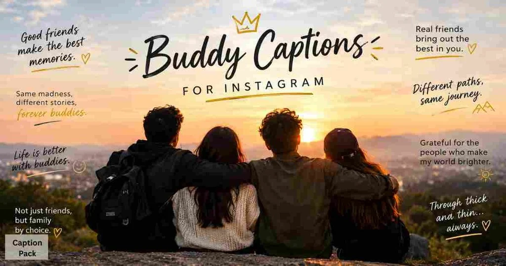 Buddy Captions For Instagram