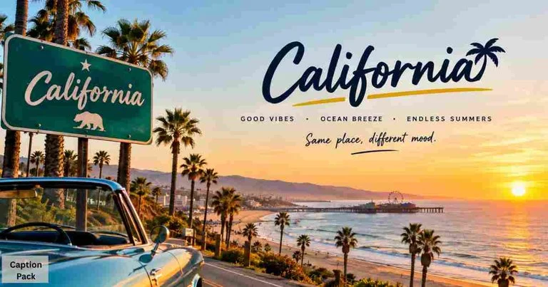 California Instagram Captions