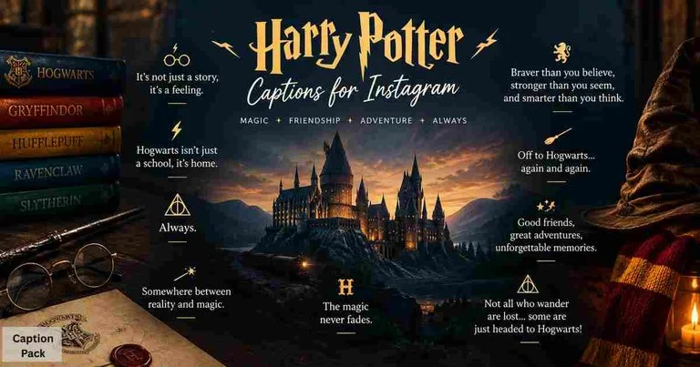 Harry Potter Captions For Instagram